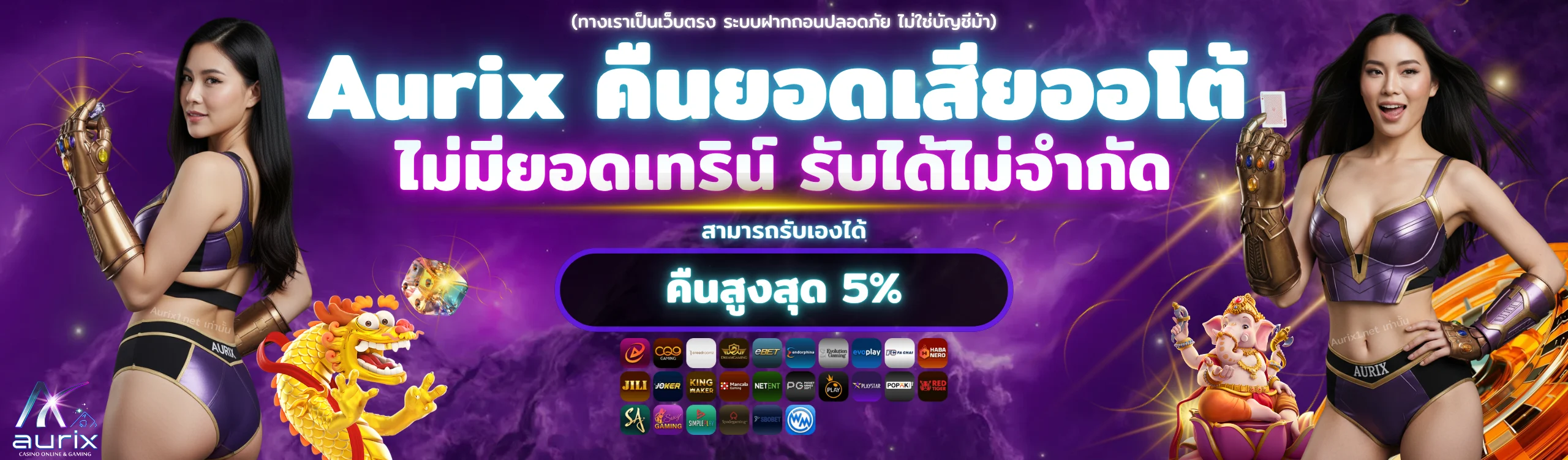 Aurix คืนยอดเสียออโต้ ไม่มีเงื่อนไข รับได้ไม่จำกัด